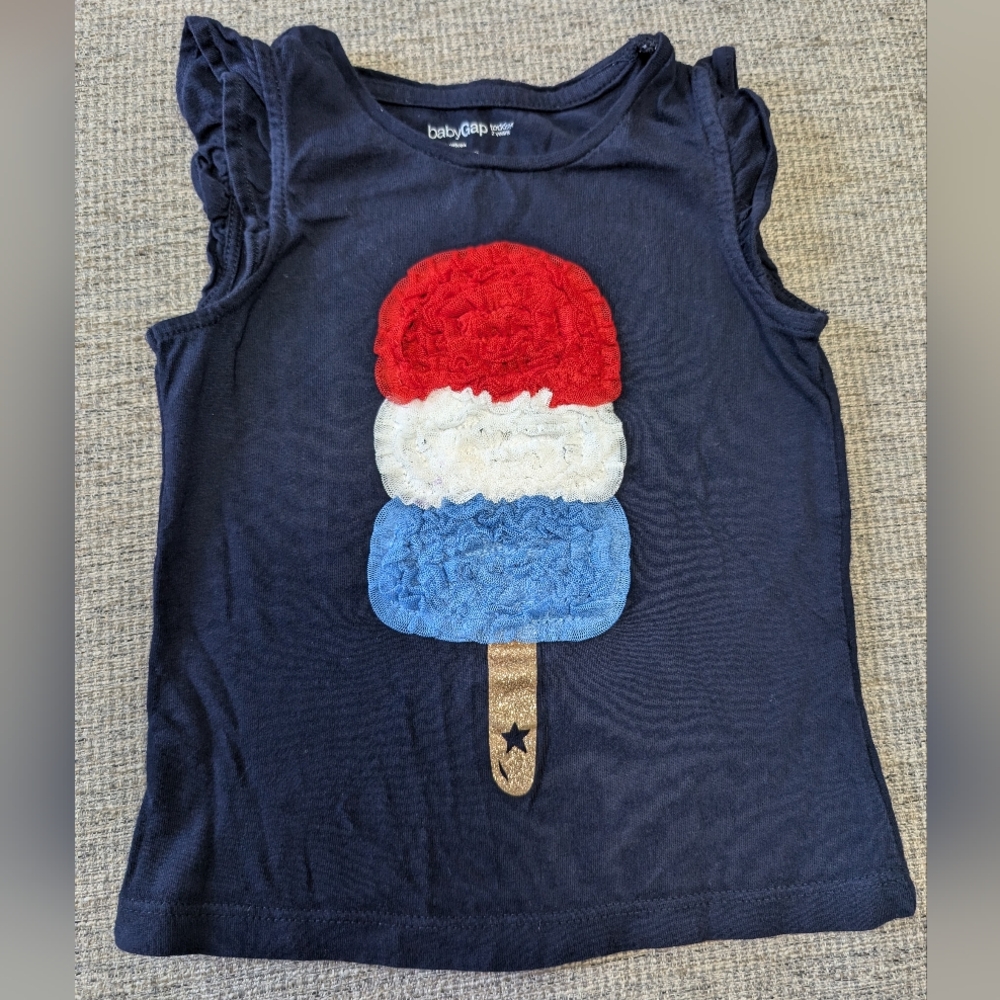 GAP Navy Ice Cream Graphic Tee